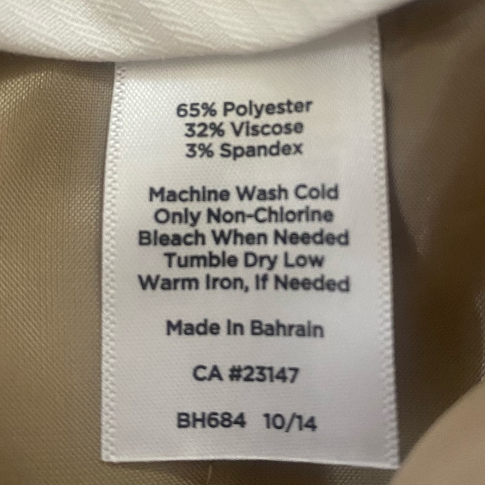 Talbots tailored Heritage fit trousers. - Picture 5 of 5